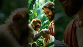 Jesus Heals a Monkey 🐒 | Miracle of Compassion and Faith | Cinematic Short
