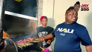 KASUKU agiye kuvumba inyama kwa YOUNG GRACE n'umukunzi we w'umukobwa bamusukaho amazi mu kanwa.