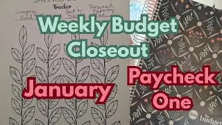 UNPLANNED expenses! Closing our weekly budget using the Budget By Paycheck Planner