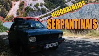 Juodkalnijos serpantinais | karinė zona
