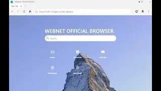 Webnet Official (Browser & Search Engine) | By DG-CODE
