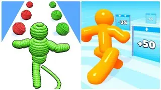 Tall Man 3d Vs Rope Man 3D 🟤⚫️New Levels Big New Update Max Walkthrough Android iOS Gameplay