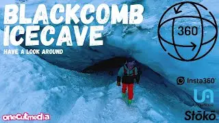 Blackcomb Glacier Ice Cave in 8K 360   onecutmedia