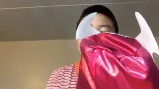 WWE new red sin cara mask unboxing- fake