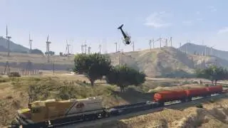 GTA 5 Editor Project - Train Battle