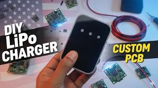 DIY Li-Po Battery Charger | Homemade Lipo Charger Project| From Custom Pcb 