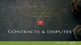 Business Law: Contracts & Disputes | Harrington Legal Alliance | West Palm Beach