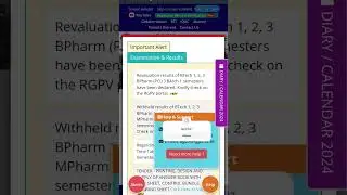 Revaluation results of rgpv btech has been declared #shorts #ytshorts #short