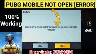 Unknown error please restart your device and try again error code | Pubg Mobile Login Problem Solve