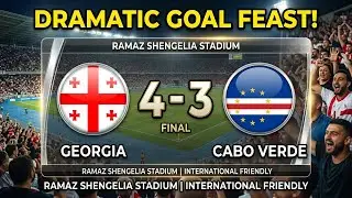 Georgia Vs Cape Verde | Match Highlights | 2025 International Friendly