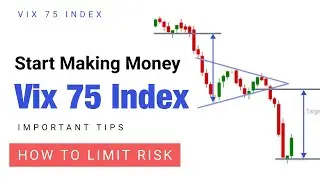 How to Limit risk and make money - Vix 75 index - Volatility index