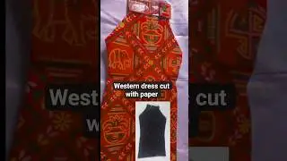 crop top banana sikhe western dress easy tarike se cutting with paper girls new dress cut with paper