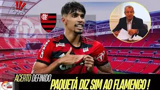 🚨 BOMBA no Mengão! Flamengo CHEGA A ACORDO com Paquetá? Torcida vai à LOUCURA! 🔴⚫