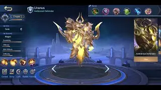 Uranus || TANK Gameplay || MLBB || Best Build Ever