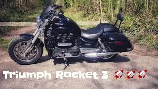 Triumph Rocket 3 🚀🚀🚀 craftride Delaware saddlebags from Motea.com
