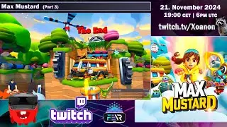 Max Mustard (Part 3/3) | Jump 'n' Run/Adventure/Action/Platformer | Stream Playthrough | Twitch VOD
