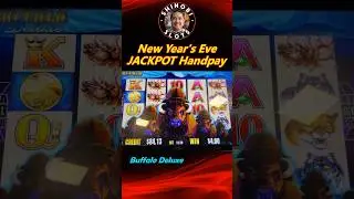 New Year's Eve Jackpot Handpay in Buffalo Deluxe at Club Fortune! #shorts #jackpothandpay