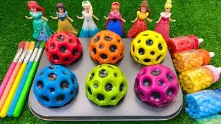 Oddly Satisfying Video l Making DIY Crazyy 6 Square Lolipops Stick Labubu SPRUNKI Paints Mixing ASMR