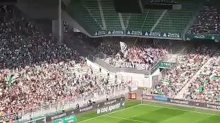 ASSE VS BORDEAUX / MAGIC FANS ET ULTRAMARINES CHANTENT ENSEMBLE 
