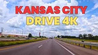 4K Highway Driving Tour | Kansas City Roads: I-49 & I-470 Drive | Missouri, USA | 2025