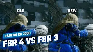 FSR 4 vs FSR 3 on Radeon RX 7800 XT | Graphics Comparison | Which looks better?