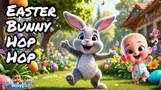 Hoppy Easter Bunny! 🐰🎶 Bounce, Dance & Sing Along! Nursery Rhymes! | Kids Songs
