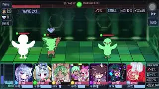 Playing gacha club battle mode