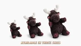 Heartbeat Moose Plush Dog Toy! Soothing Sleep Companion For Puppy Nap Time