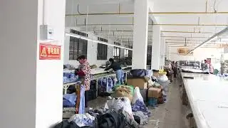 Take you into the production and cutting department of the garment factory#chinafactory #military