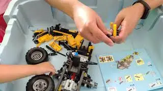 吃雞拉!!車!! CADA C51043 雙鷹 C51043 積木 開箱 組裝 測試