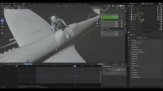 Pilot Animation for Spitfire | Blender