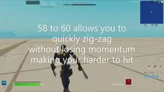 Fortnite Optimal 'double movement' settings.