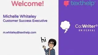 Co-Writer Training Session: Michelle Whiteley, Customer Success Executive with Texthelp