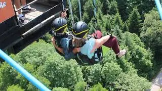 saut pendulaire viaduc de la souleuvre