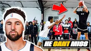 He Turned Into KLAY THOMPSON In Front Of Sauce Walka! Is He The BEST SHOOTER On Youtube?