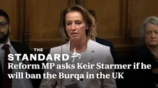 Reform MP Sarah Pochin asks Keir Starmer if he will ban the Burqa in the UK