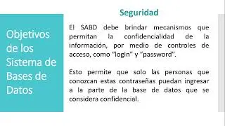 Sistemas Gestores de Bases de Datos