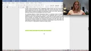 Social Procurement Policy Document