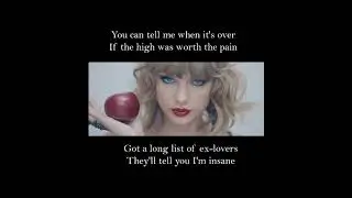 TAYLOR SWIFT BLANK SPACE LYRICS