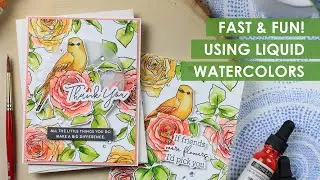 EASY! Vibrant Liquid Watercolor