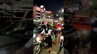 jaipur city night traffic #traffic