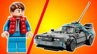 I BUILT the LEGO Speed Champions DeLorean Time Machine from Back to the Future!!