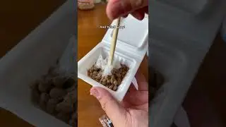 Tried #natto #fermented #soybean #fermentedsoybeans #japanesefood #japanfood #japan #lifehacks