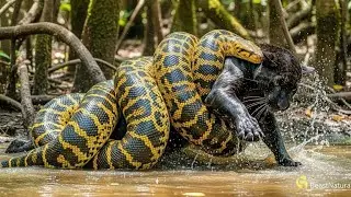 Wild Life amazon jungle to Deep Ocean: The Untold of Black Panther vs anaconda Survival #wildlife&ldquo;