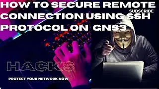 How to configure ssh on GNS3 | Configure ssh on Swith, Router using GNS3 | how Secured SSH