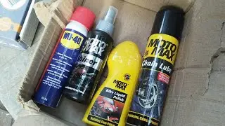 Motomax Bike Grooming & Chain Cleaning Kit 💥 - Grand Pitstop Groller - WD40 Hacks Pulsar RS200