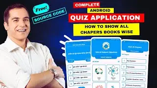 Part-9 How to show all chapters of books wise | how to make quiz app in android studio | quiz app