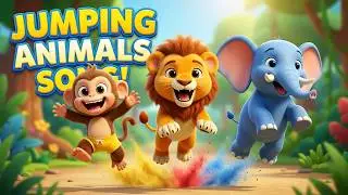 Jump Jump Animals 🐵🦁🐘 | Kids Song | Toddler Dance Music