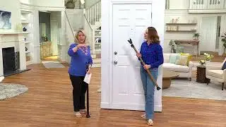 Sabre Adjustable Door Security Bar with Removable Alarm on QVC