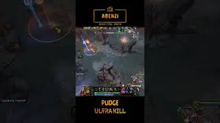 Dota 2: Пудж Лучший Ultra Kill | Pudge The Perfect Ultra Kill